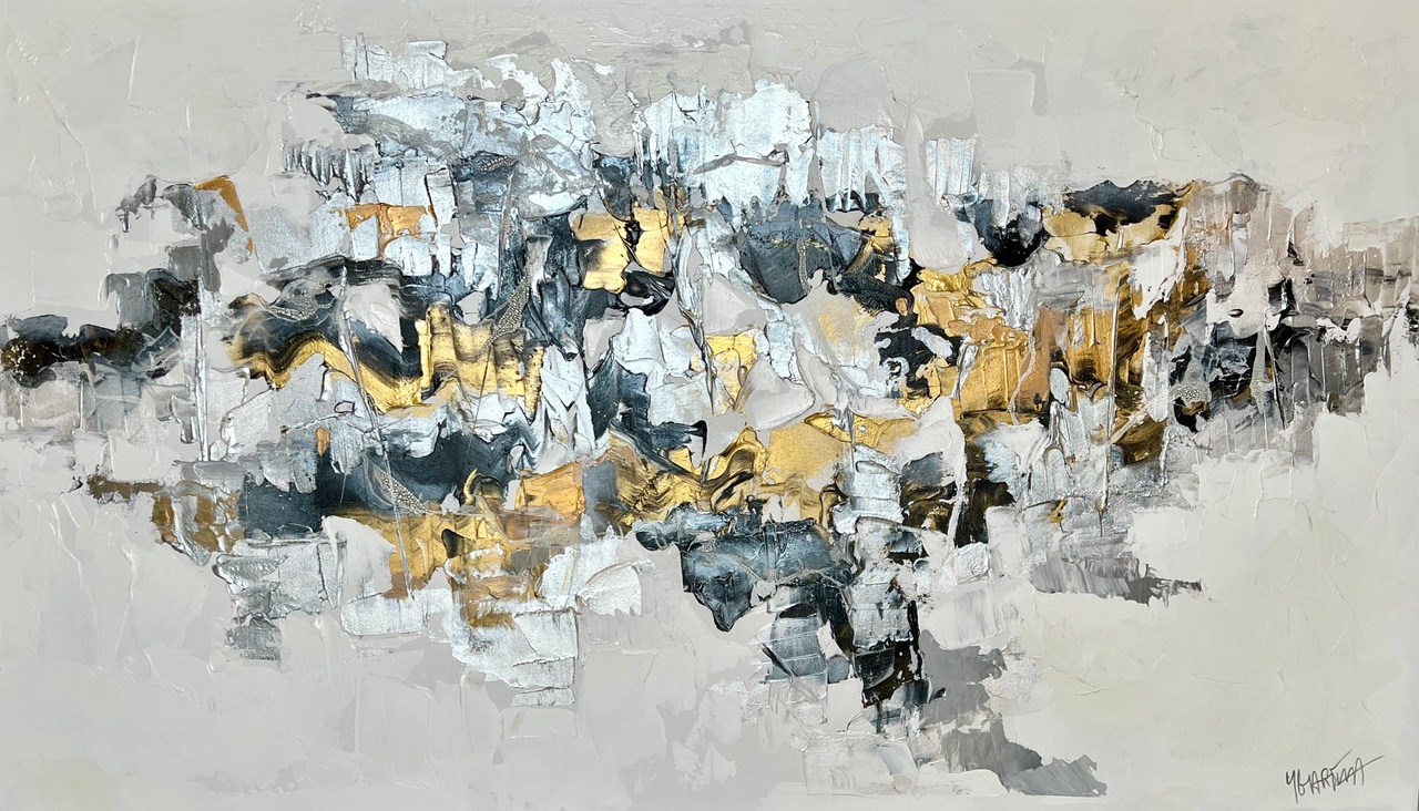 Celestial Shimmer, acrylic painting by Paul Ygartua