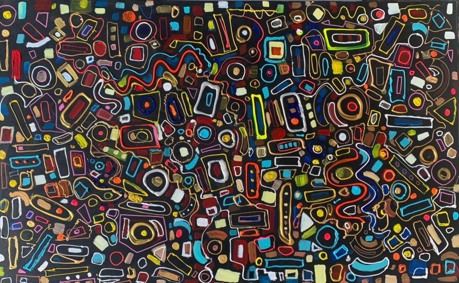 Misterio de la Noche, acrylic painting by Paul Ygartua