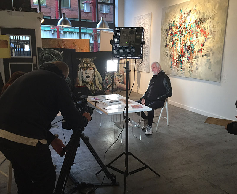 Paul-Ygartua-Studio-Interview-setup Paul Ygartua Studio Interview setup — Popup Gallery Exhibition of 2017