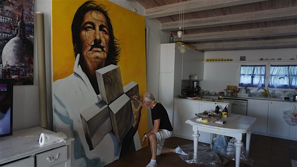 Portrait of Salvador Dali by Paul Ygartua