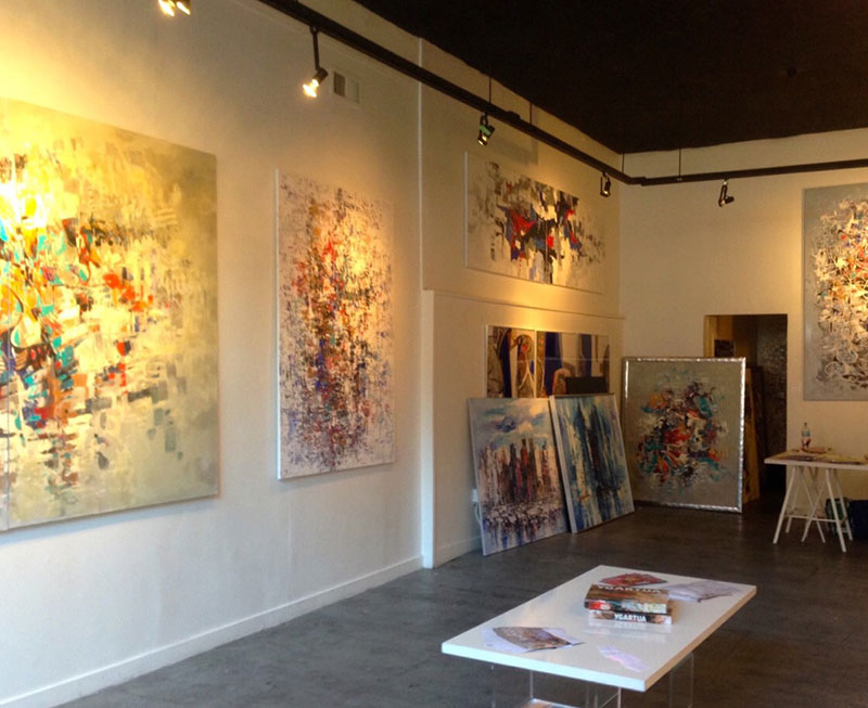 Paul-Ygartua-Studio-Pre-show Paul Ygartua Studio Pre show — Popup Gallery Exhibition of 2017