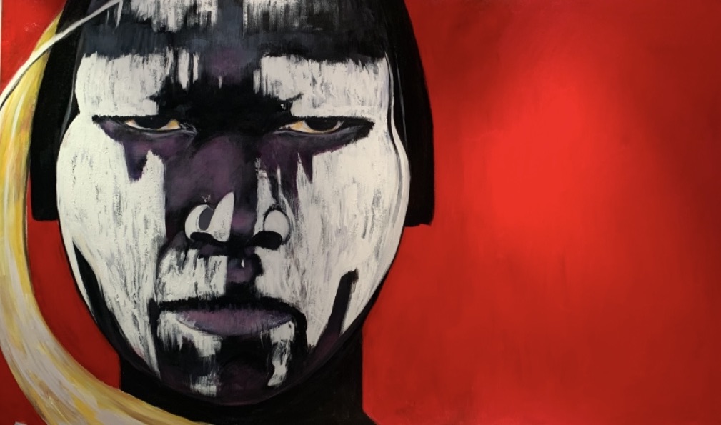 Image accompanying Native portrait art for sale