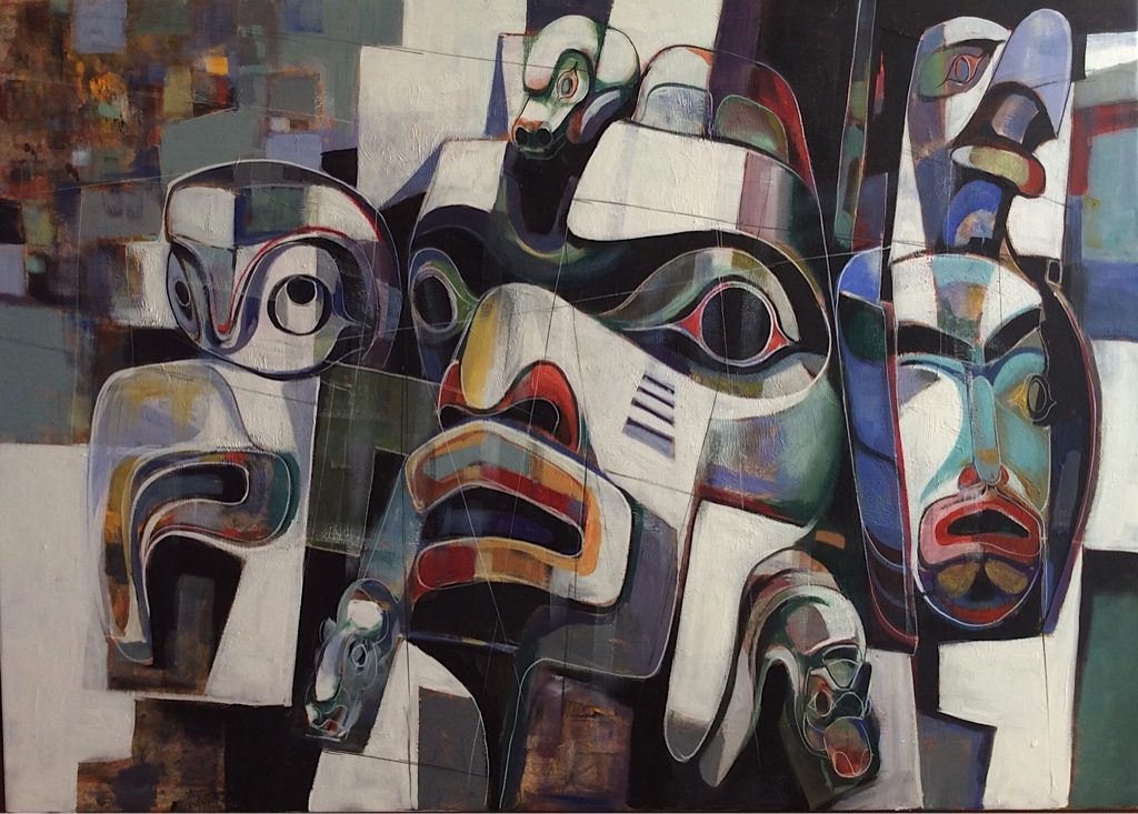 Painting by Paul Ygartua in Future Conceptualism style.