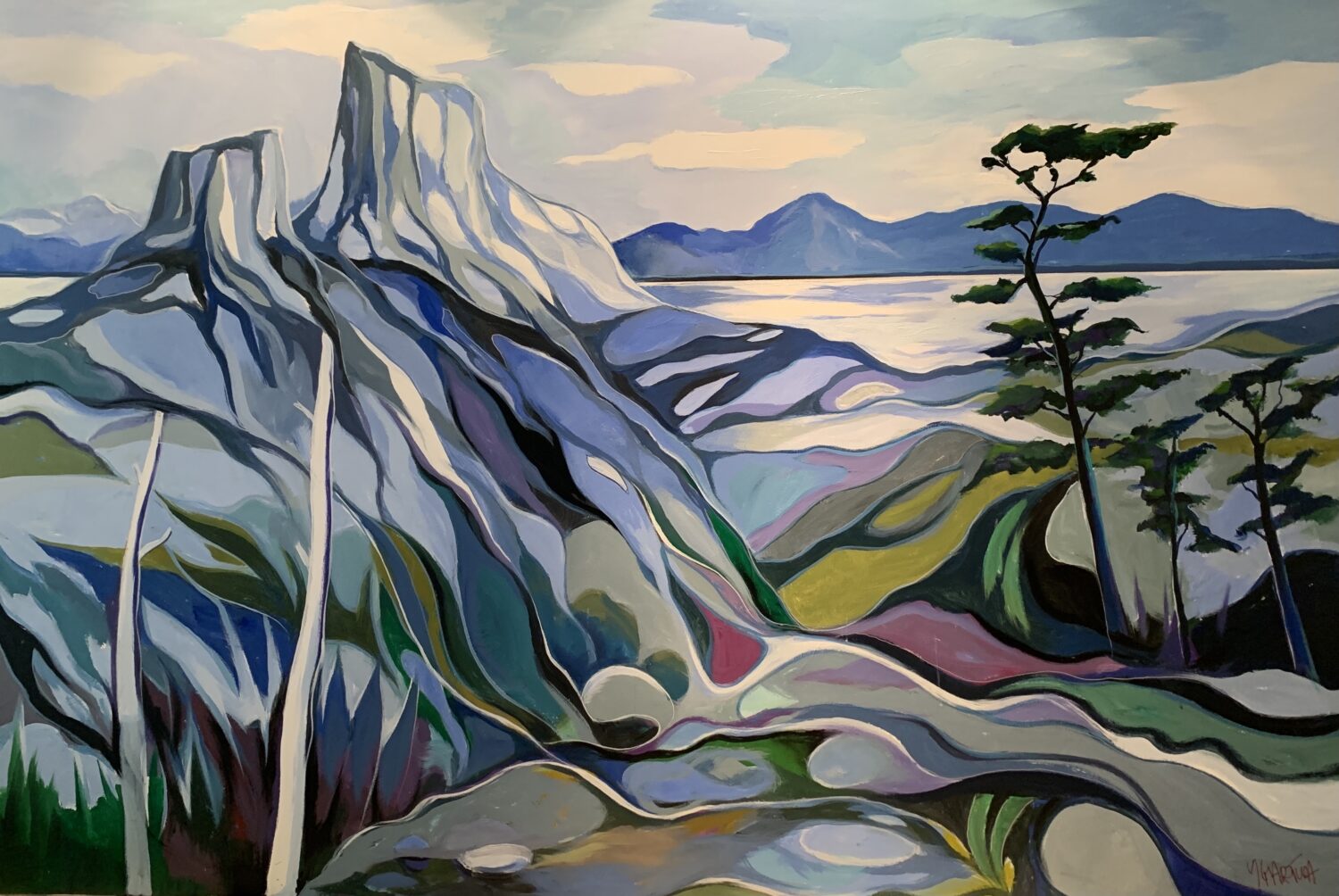 Image accompanying Canadiana Series - West Coast Mountains Art